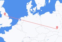 Flyg från Leeds, England till Rzeszów, Polen