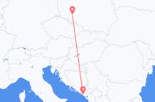 Flights from Wroclaw to Tivat