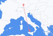 Flyreiser fra Palermo, Italia til Memmingen, Tyskland