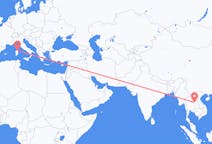 Flyreiser fra Udon Thani, Thailand til Olbia, Italia