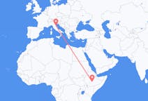 Flüge von Goba, Äthiopien nach Rimini, Italien