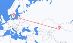 Flights from Ürümqi to Växjö