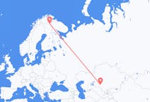 Flyrejser fra Kyzylorda, Kasakhstan til Ivalo, Finland