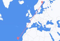 Flyrejser fra São Vicente, Kap Verde til Umeå, Sverige