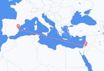 Flyreiser fra Amman, til Valencia