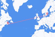 Flyg från Halifax, Kanada till Kalmar, Sverige