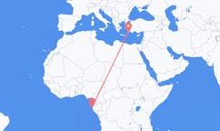 Flights from Port-Gentil, Gabon to Rhodes, Greece