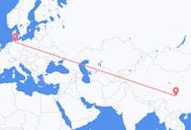 Flyrejser fra Chengdu, Kina til Hamborg, Tyskland