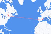 Flights from Montreal, Canada to Ibiza, Spain