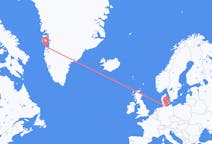 Flyrejser fra Lübeck, Tyskland til Aasiaat, Grønland