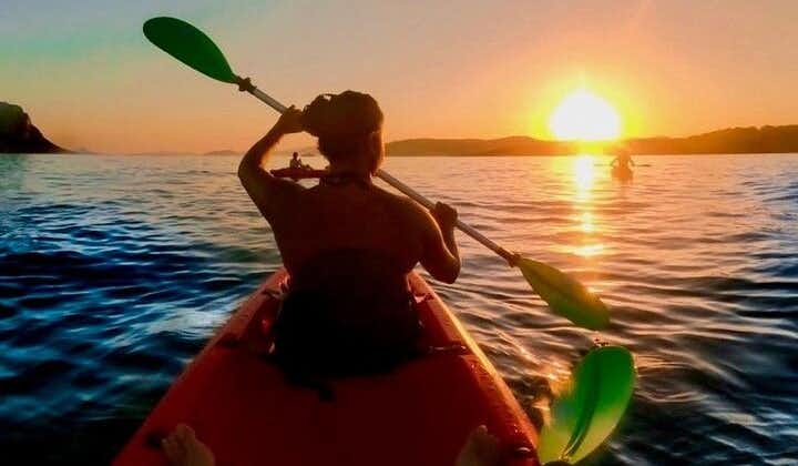Small Group Sunset Kayak Tour with Snorkeling and Aperitif