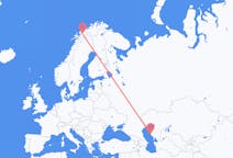 Flights from Aktau to Bardufoss