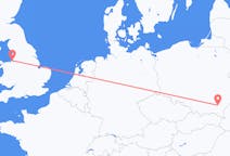 Flights from Rzeszów, Poland to Liverpool, the United Kingdom