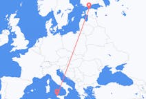 Flüge von Tallinn, Estland nach Trapani, Italien