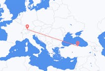 Flights from Samsun, Turkey to Friedrichshafen, Germany