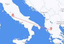Flyreiser fra Ioánnina, Hellas til Roma, Italia
