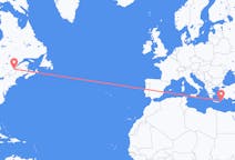 Flyreiser fra Québec, Canada til Karpathos, Hellas