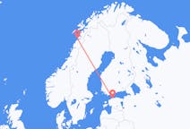 Vluchten van Bodø naar Tallinn