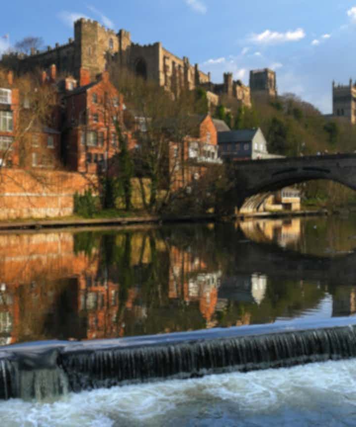 Flights from Perpignan, France to Durham, England, the United Kingdom