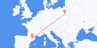 Flyreiser fra Andorra til Polen