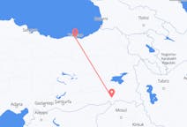 Flyreiser fra Trabzon, Tyrkia til Sirnak, Tyrkia