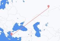Flights from Chelyabinsk, Russia to Samos, Greece