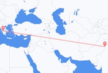 Vluchten van Lahore, Pakistan naar Patras, Griekenland