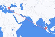 Flyreiser fra Padang, Indonesia til Mykonos, Hellas