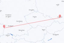 Flyg från Krakow, Polen till Strasbourg, Frankrike