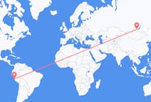Flights from Lima, Peru to Irkutsk, Russia