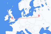 Vols de Birmingham, Angleterre à Minsk, Biélorussie