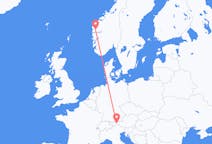 Flights from Førde, Norway to Innsbruck, Austria