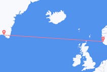出发地 挪威斯塔万格目的地 格陵兰卡科尔托克的航班