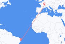 Flights from Maceió, Brazil to Lyon, France