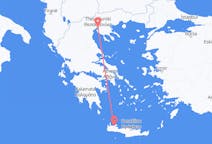 出发地 希腊塞萨洛尼基目的地 希腊哈尼亚的航班