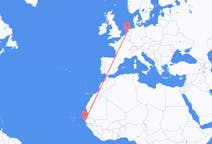 Flyreiser fra Dakar, til Amsterdam