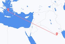 Loty z Al-Kajsuma, Arabia Saudyjska do Paros, Grecja