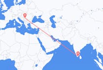 Рейсы из Тутукуди, Индия в Белград, Сербия