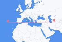 出发地 土库曼斯坦出发地 阿什哈巴德目的地 葡萄牙聖瑪麗亞的航班