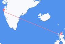 来自苏格兰的印威內斯目的地 格陵兰西西缪特的航班