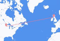 Flights from Minneapolis, the United States to Glasgow, Scotland
