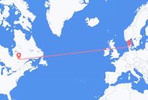 Flyg från Chibougamau, Kanada till Billund, Danmark