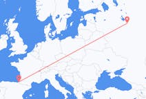 Flights from Yaroslavl, Russia to Biarritz, France