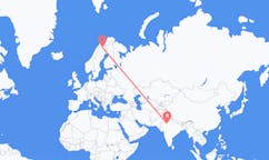 Flights from Jaipur, India to Kiruna, Sweden