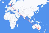 Vols de Mildura, Australie vers Karlskrona, Suède