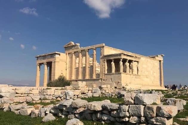 アテネのアクロポリスとアクロポリス博物館のウォーキング体験