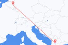 Lennot Ohridista, Pohjois-Makedonia Liegeen, Belgia