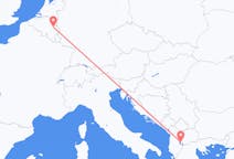 Flights from Ohrid, North Macedonia to Liège, Belgium