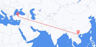 Flights from Vietnam to Turkey