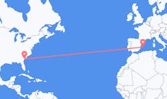 เที่ยวบิน จาก เกาะฮิลตันเฮด, สหรัฐอเมริกา ไปยัง เกาะอิบิซา, สเปน